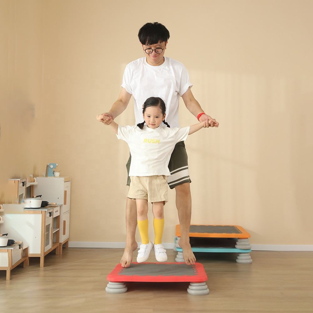 Childrens Mini Trampoline Board. Great For Autism, Sensory Needs, ADHD, Stress Relief, Anxiety & Proprioception. Fully Inclusive Play - Classroom, Sensory Room, Indoor & Outdoor!