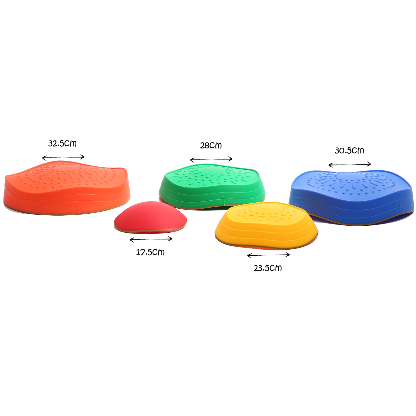 5pc Sensory Stepping Stones - Non-Slip, Balance Stones for Autism, ADHD & Sensory Needs. Suitable for Indoor & Outdoor.