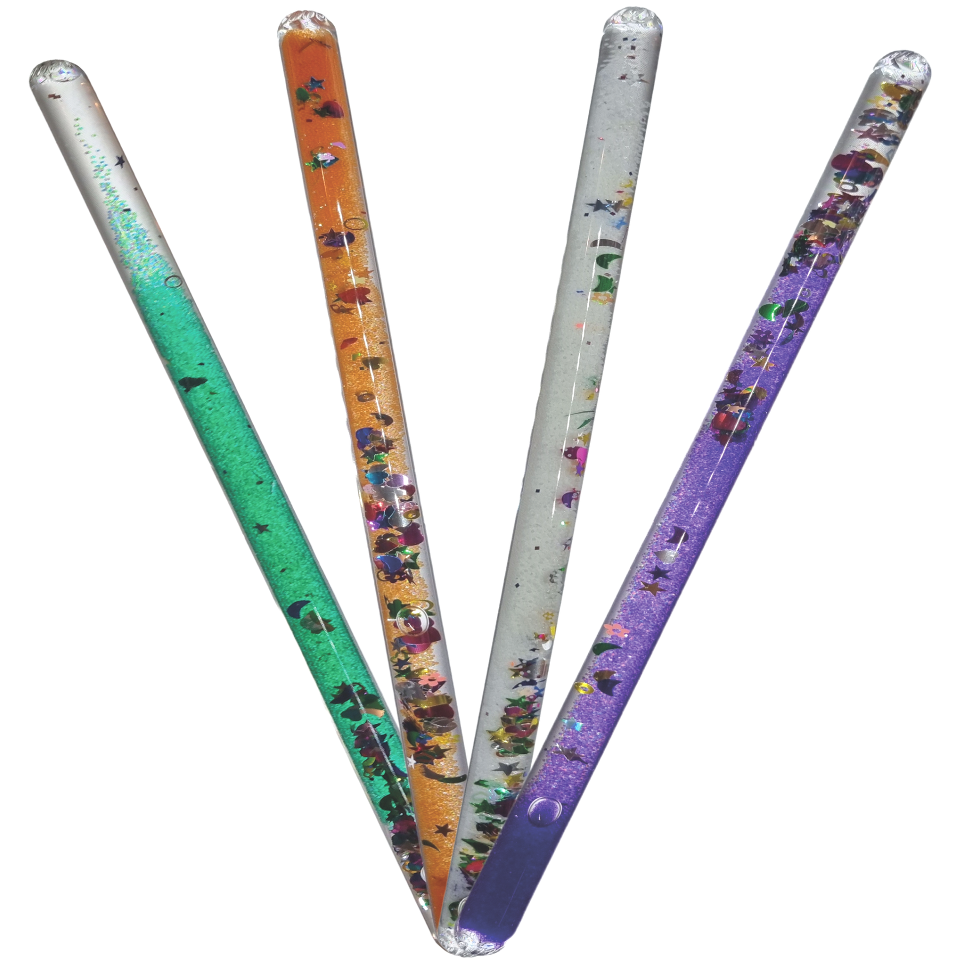 Liquid Motion Glitter Tube Wand Sensory Toy For Autism, ADHD, SPD, Sensory Needs, Stress Relief, Anxiety And Neurodiversity. Fidget Toy For Kids, Carers And Teachers. - Virtuenity